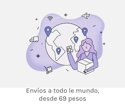 Envíos a todo le mundo, desde 69 pesos